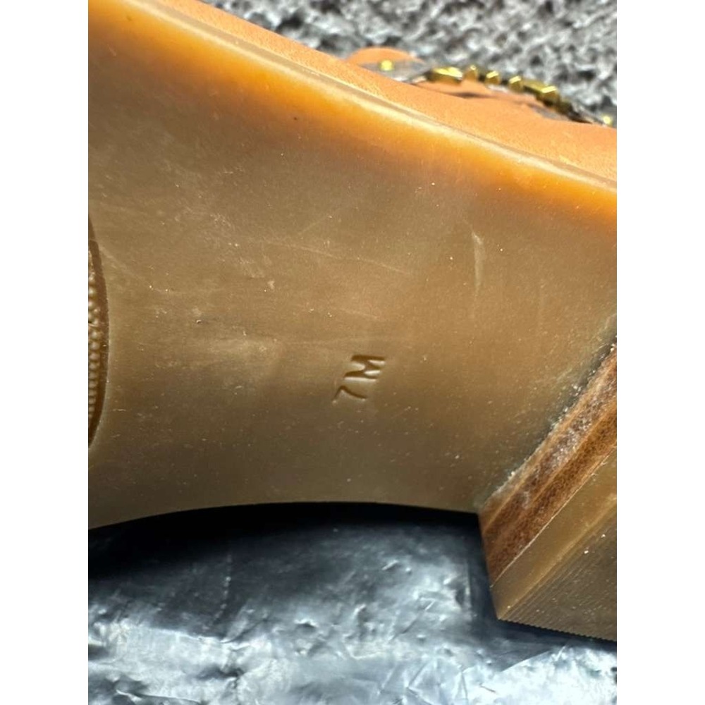 Michael Kors Farrah Flat Leather Zip Up Ankle Booties Brown Womens Size 7M‎ US - Picture 9 of 13